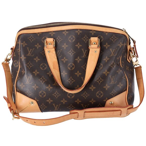 Louis Vuitton M40325 Retiro PM Satchel Shoulder Bag Brown Monogram Canvas Beige - Picture 8 of 17